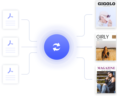 Efficient batch conversion from PDF to flipbook is enabled by online flipbook maker when creating a flipbook from a PDF