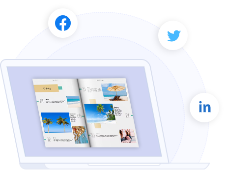 Share online flipbook after creating a flipbook from a PDF