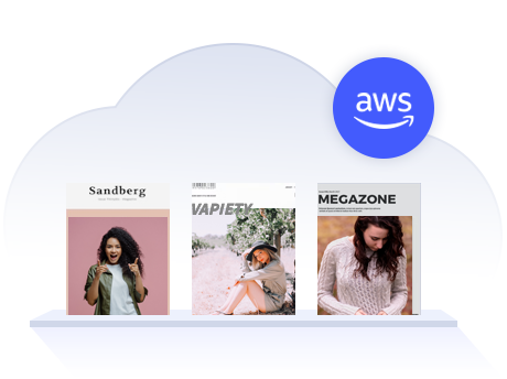 Use Amazon S3 to store online flipbook data after creating a flipbook from a PDF