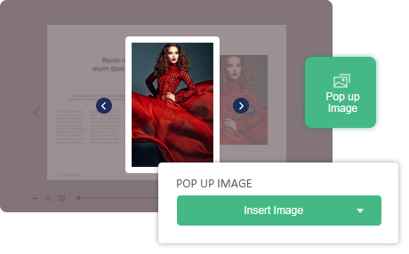 Pop up images when browsing flip PDF generated with PDF to flip book converter