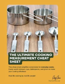 THE ULTIMATE COOKING MEASUREMENT CHEAT SHEET
