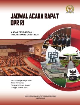 BUKU JADWAL ACARA RAPAT DPR RI MP I TS 2025-2026