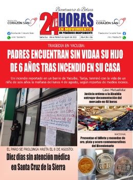 periodico 24 horas e  movimiento digital 05-08-2025