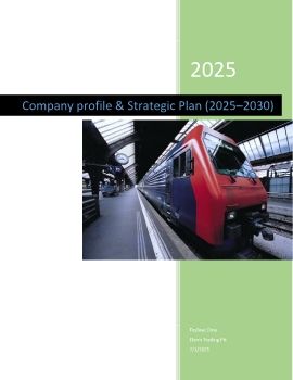Company profile & Strategic Plan (2025–2030)