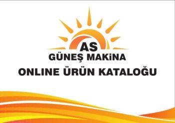 As Güneş Makina Online Katalog