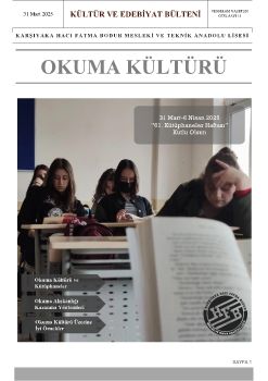 Okuma Kültürü_Kültür ve Edebiyat Bülteni_Neat
