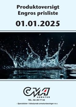 Prisliste CMA2 2025 - Uden priser