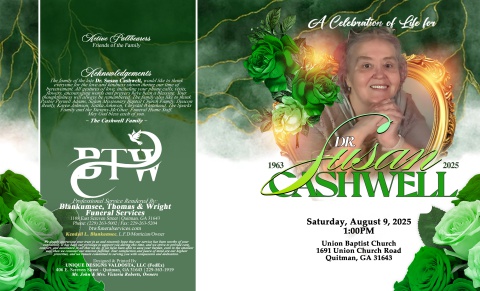 Dr. Susanb Cashwell - Keepsake Program