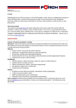 OGLAS ZA KOMERCIJALISTU