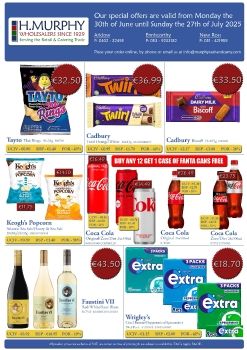July Special Offers - H.Murphy Wholesalers