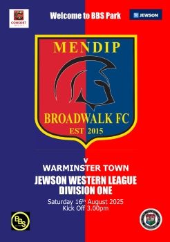 Mendip Broadwalk FC v Warminster Town 160825