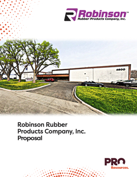 Robinson Rubber Products Company, Inc proposal